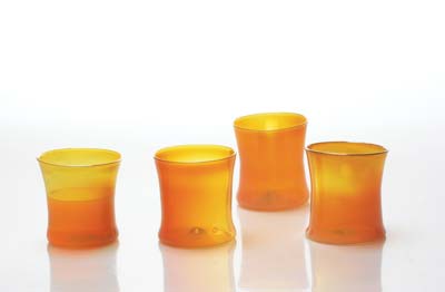 A set of four cups designed by Esque’s Justin Parker. $195 for the set.